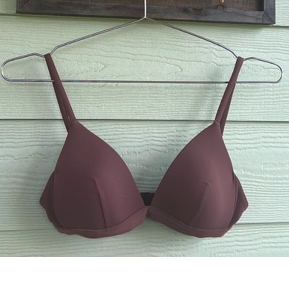 NWT Lululemon Water Side Swim Top Size 4 C cup Dark Oxide